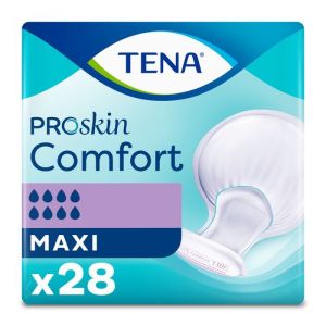 TENA Proskin Comfort Maxi Pads - 28 Pack