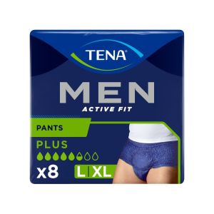 TENA Men Active Fit Pants - Large/Extra Large - 8 Pack
